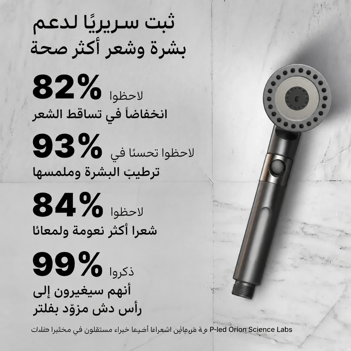 رأس الدش تيربو من Get Poof
